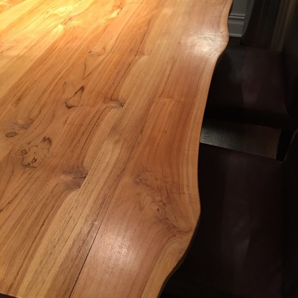 Teak dining table - Picture 2 of 3