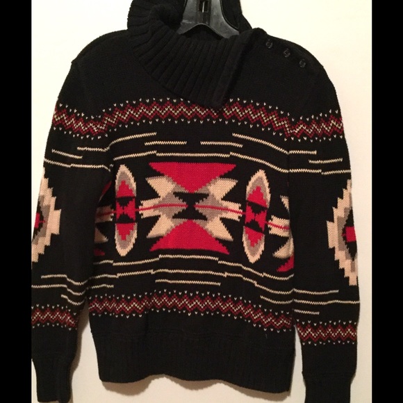 Ralph Lauren, CHAPS, Aztec Design Sweater