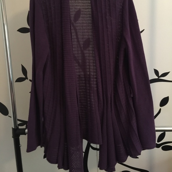 Purple knit cardigan - Picture 2 of 4
