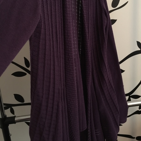 Purple knit cardigan - Picture 3 of 4