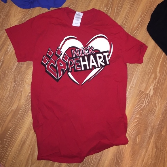 cheer athletics shirt (RIP Nick)