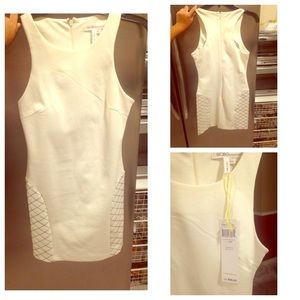 Cream colored cocktail dress by BCBGeneration