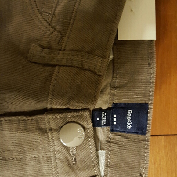 NWT Gap kids sz8 skinny charcoal grey corduroys - Picture 2 of 3