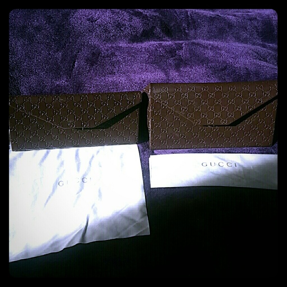 Gucci sunglass case, Large and small
