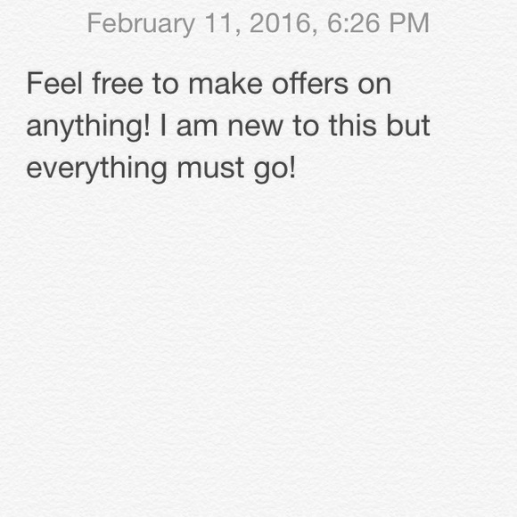 Make any offer if you feel interested 😊