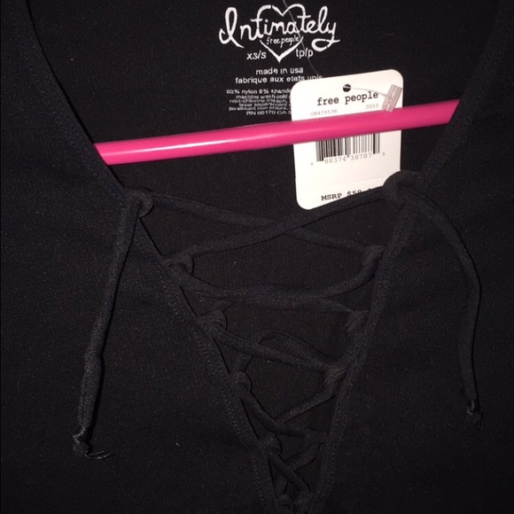 Free People lace up top - Picture 2 of 2