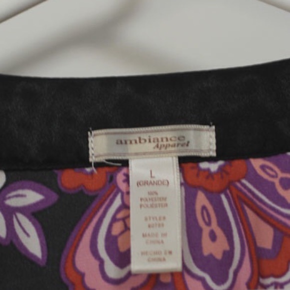 Silky Floral Tunic - Picture 3 of 3