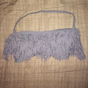 Grey bathing suit top