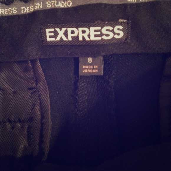 Express dress pants black