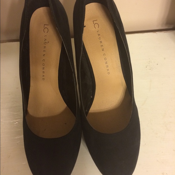 Black felt heels 👠 - Picture 3 of 6