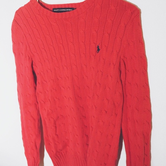 HOT PINK Ralph Lauren Polo Sweater