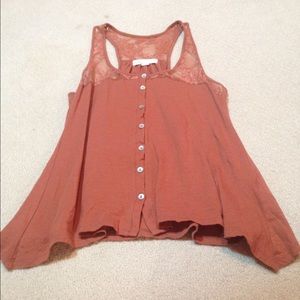 Burnt orange tank top