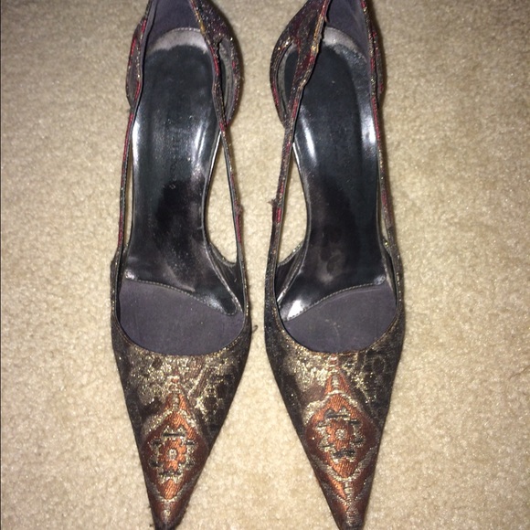Donald Pliner Tapestry Heels