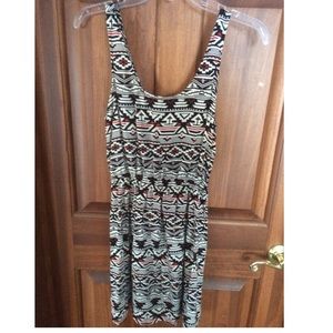 Aztec dress with slightly open back!