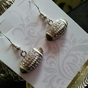 Adorable Football Earrings