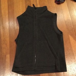Gray Fleece Vest