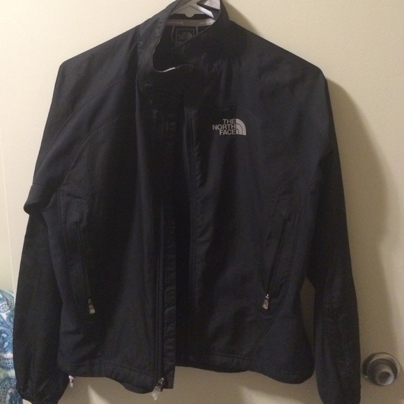 North Face Black Windbreaker