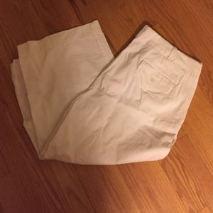 Talbots white Capri pants