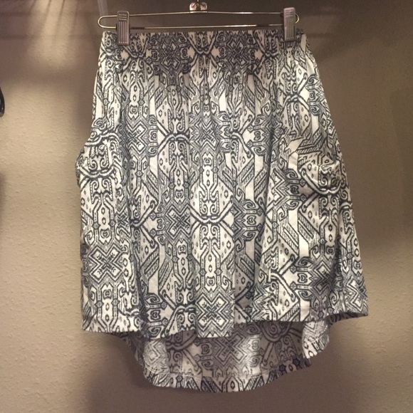 Aztec print skirt