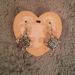 Brighton earrings silver brand new