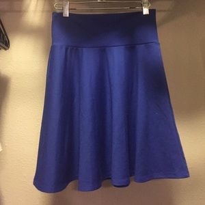 Royal blue skater skirt