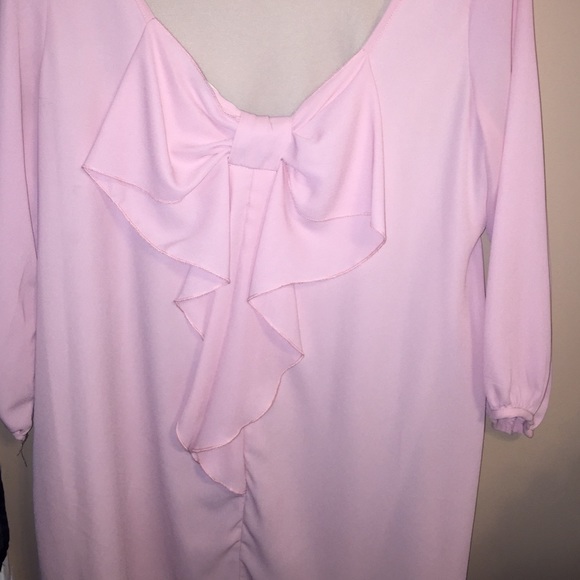 Bow shift dress