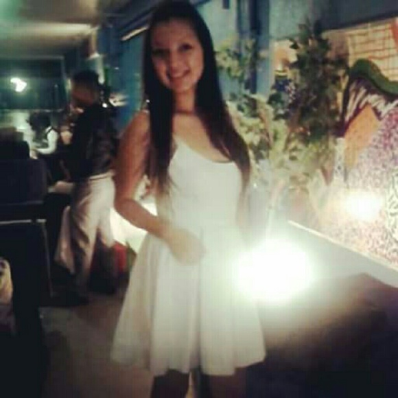 White mini dress