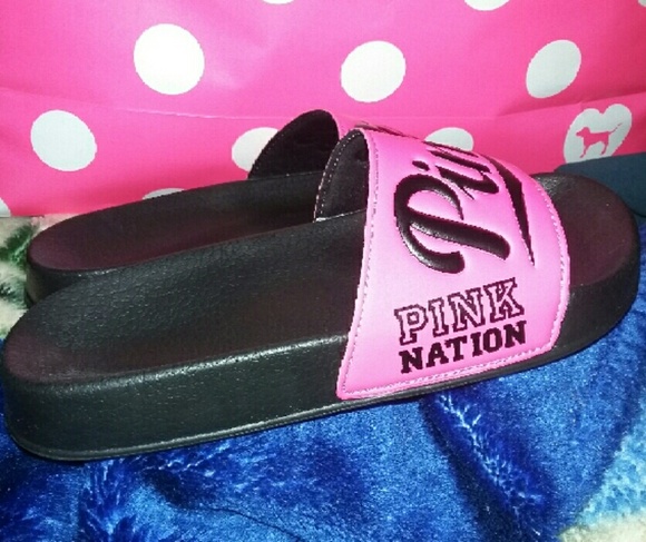 Pink sandals brand new pink by Victorias Secret