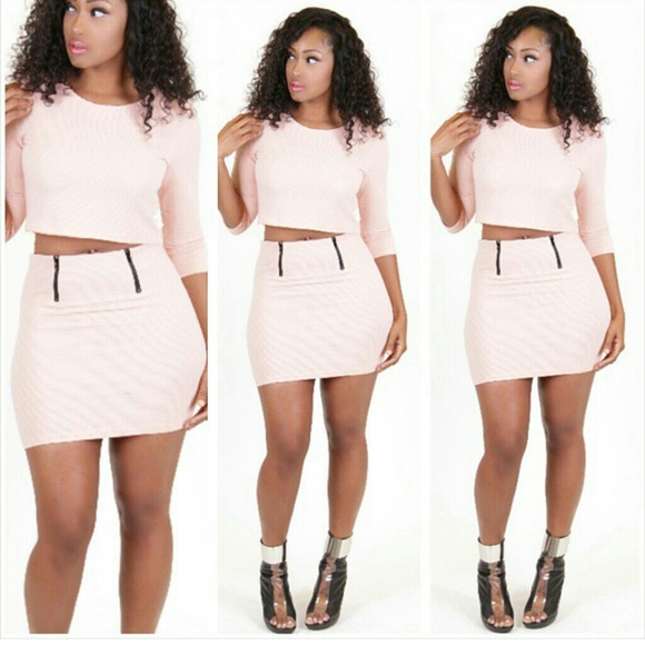 2pc bubblegum pink set