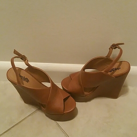 Brown Size 6 Wedges from Charlotte Russe