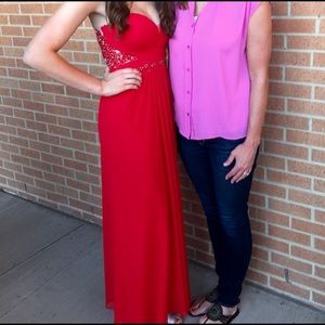 Red prom/formal dress