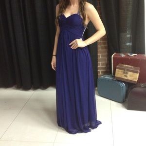 Purple prom dress