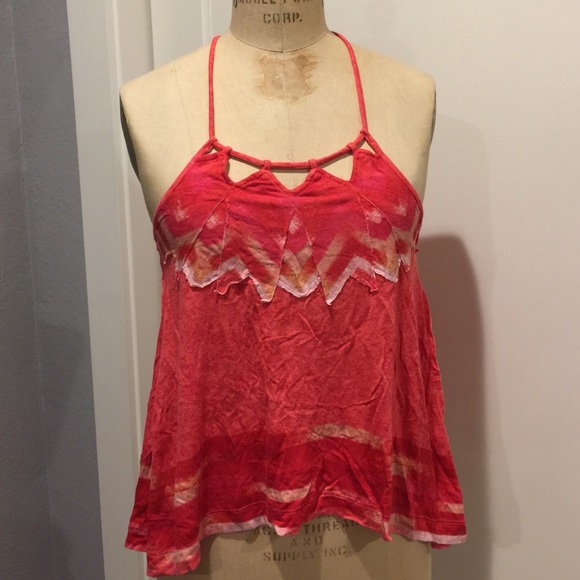 Free People Orange Tank