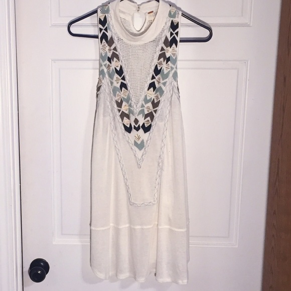 Free People Dresses & Skirts - NWOT Free People Tribal White Dress