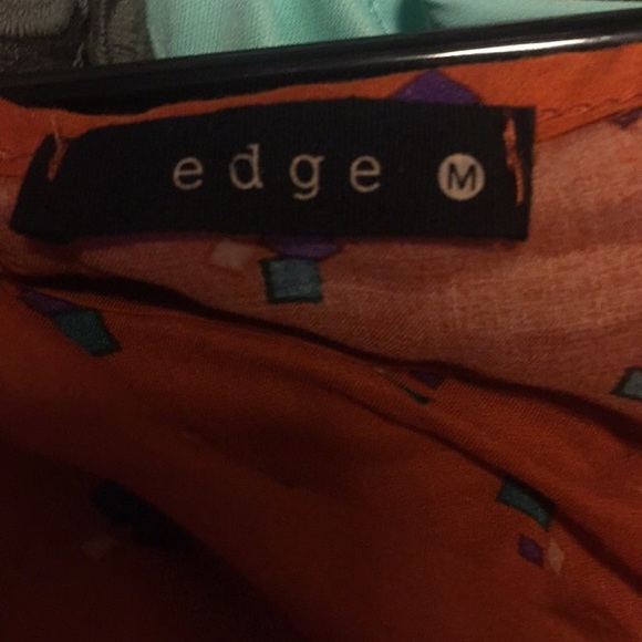 Fun summer tank! Orange. (EDGE) - Picture 2 of 2