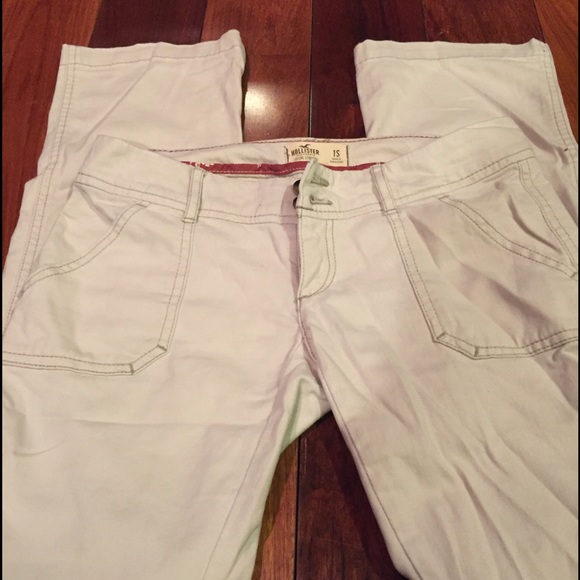 Khaki hollister pants