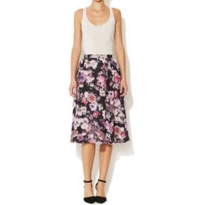Ava & Aiden Floral Printed Midi Skirt