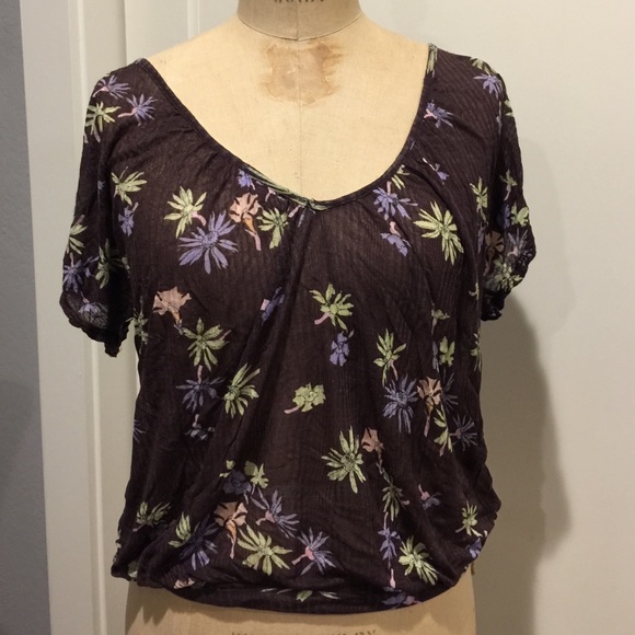 Free People brownish/purple top