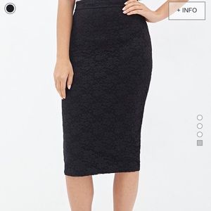 Forever 21 black skirt