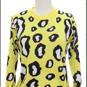 🆕Small Yellow Leopard sweater