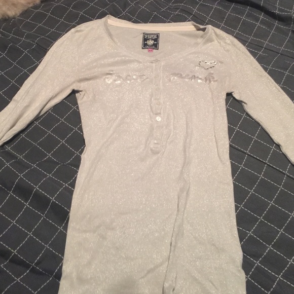 VS silver sparkle long sleeve
