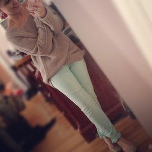 Mint/Light Blue AE Jeans