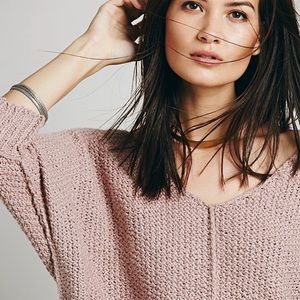 Free People Chunky Oversized Pullover Sweater XS