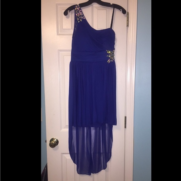 Royal Blue High low dress