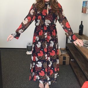 Zara floral dress
