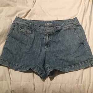 LOFT jean shorts