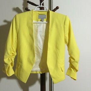 H&M Yellow Blazer