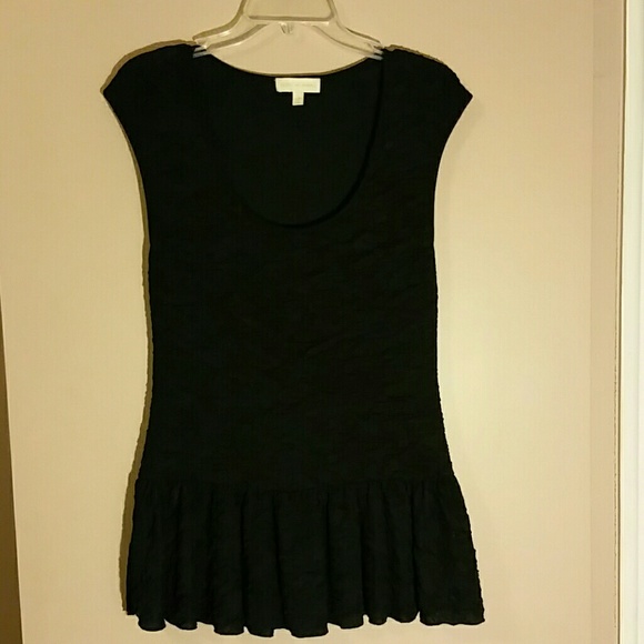 SOLD Nicki Minaj black fit and flare dress top