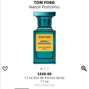 Tom Ford Neroli Portfino perfume and body wash
