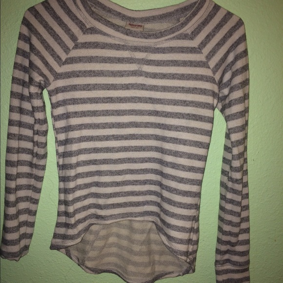 Striped long sleeve shirt